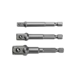   HÖGERT HT1S445 Dugós bit adapterek, 1/4", 3/8", 1/2"