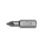   HÖGERT HT1S454 Csavarhúzó bit PZ1, 25 mm, S2 steek, PROFI, 5 db