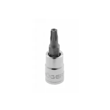 HÖGERT HT1S674 Szabotázs torx bit foglalat furattal10 mm, 1/4"