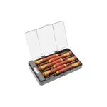   HÖGERT HT1S986 6- 6 részes szigetelt precíziós csavarhúzó készlet, 1000 V, CrMo acél