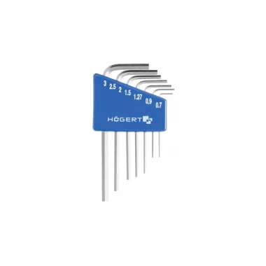 HÖGERT HT1W800 Precíziós imbuszkulcs készlet, 7 db HÖGERT HT1W800 Precíziós imbuszkulcs készlet, 7 db