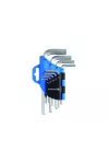 HÖGERT HT1W802 9- részes imbuszkulcs készlet CrV acél