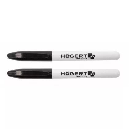 HÖGERT HT3B779 Markerek, állandó, készlet, fekete 2 db