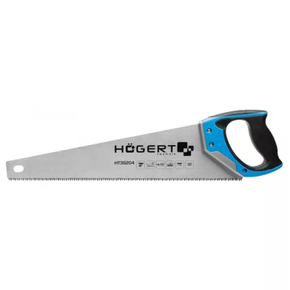   HÖGERT HT3S204 Kézi fűrész  450 mm, 7 TPI, háromoldalú borotvafog