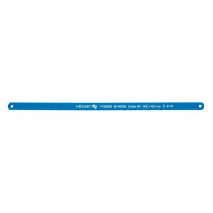   HÖGERT HT3S285 Fémfűrész 300 mm, 18TPI, HSS acél, Bi-metál, 2 db.