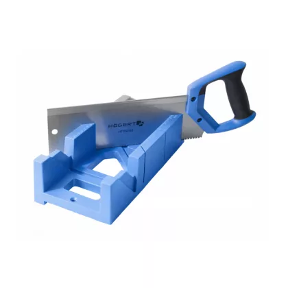   HÖGERT HT3S296 Fűrészgerinc gérvágó dobozzal  45/90/135 fokon, ABS, 300 mm