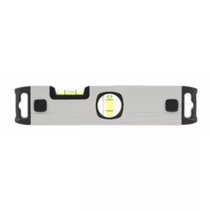   HÖGERT HT4M003 Alumínium szint 23 cm, 3 vízmérték, függőleges nézet