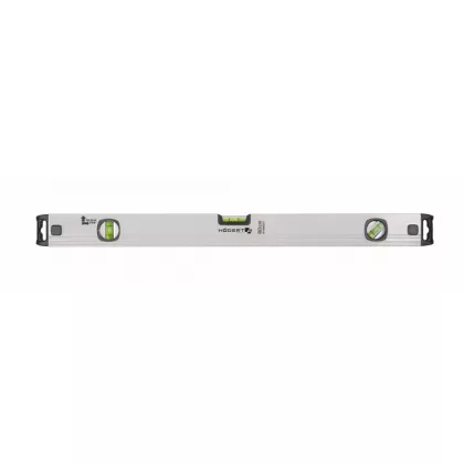   HÖGERT HT4M016 Alumínium szint 150 cm, 3 buborékszint, vízmérték, függőleges nézet