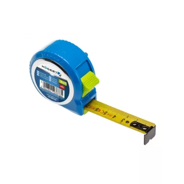 HÖGERT HT4M435 Mérőszalag automatikus visszahúzás zárral 5m, 19mm