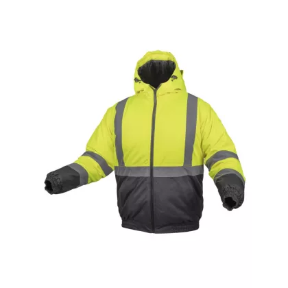   HÖGERT HT5K244-S OKER figyelmeztető kabát szigetelt bomber sárga S