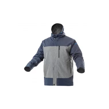 HÖGERT HT5K248-2XL TANGER esőkabát sötétkék-szürke 2XL (56) cipzár a bélésben  