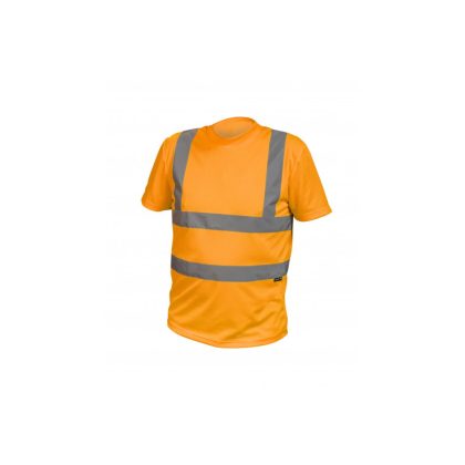   HÖGERT HT5K339-2XL ROSSEL Láthatósági poliészter póló, narancssárga 2XL (56)