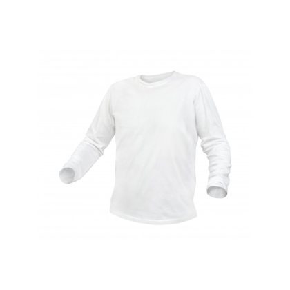  HÖGERT HT5K421-M ILM hosszú ujjú póló, 100% pamut, 180 g/m², fehér, M