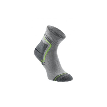   HÖGERT HT5K454-39-40 SAAR rövid zokni világosszürke/zöld 39-40 (3 pár/csomag)