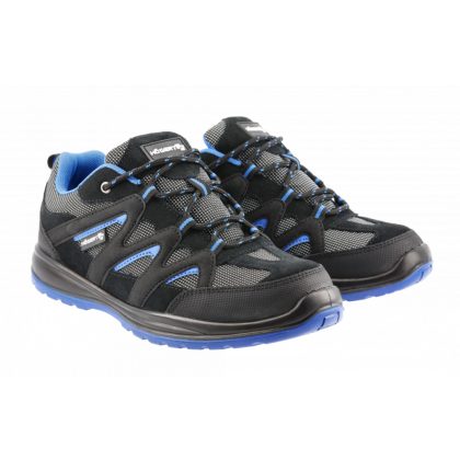   HÖGERT HT5K573-42 ELSTER alacsony cipő 01 SRC fekete/kék, 42-es méret