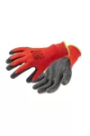 HÖGERT HT5K750-9 RODER latex bevonatú védőkesztyű piros/fekete 9
