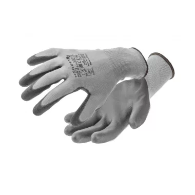 HÖGERT HT5K758-10 HUNTE bevonatú védőkesztyű sötétszürke/fekete 10