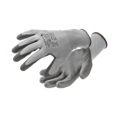   HÖGERT HT5K758-10 HUNTE bevonatú védőkesztyű sötétszürke/fekete 10