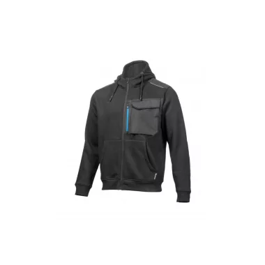 HÖGERT HT5K903-3XL THEO kapucnis pulóver fekete 3XL (58)