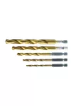 HÖGERT HT6D180 Fém fúrókészlet: 4.5.6.8.10 mm, HSS acélból