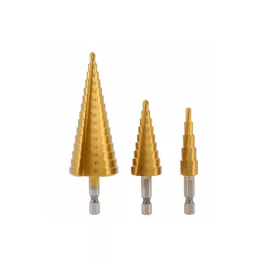 HÖGERT HT6D325 3 lépcsős fúrószár készlet 4-32 mm