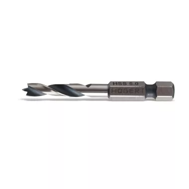 HÖGERT HT6D346 hatszögletű fúró, 1/4-hüvelyk, HSS acélból, Ø 6 mm, L=60 mm HÖGERT HT6D346 hatszögletű fúró, 1/4-hüvelyk, HSS acélból, Ø 6 mm, L=60 mm