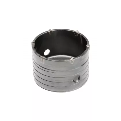   HÖGERT HT6D487 Keményfém hegyű magfúrók betonhoz  80 mm, CrV40 acél, YG-11C keményfém fogak