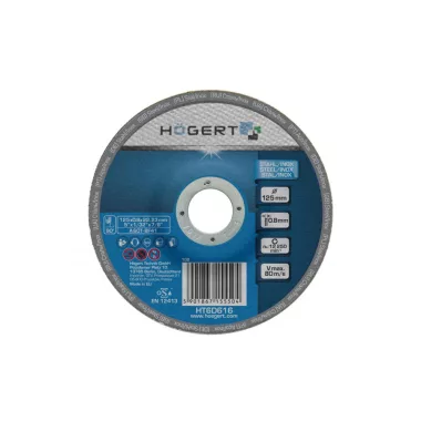 HÖGERT HT6D616 csiszolókorong, 125 mm, ultra vékony 0.8 mm