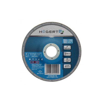   HÖGERT HT6D616 csiszolókorong, 125 mm, ultra vékony 0.8 mm