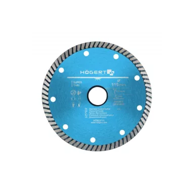 HÖGERT HT6D711 Gyémánt penge 115 mm, szuper vékony