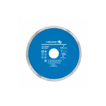   HÖGERT HT6D757 Gyémánt ultravékony felni fűrészlap  125