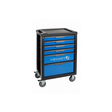 HÖGERT HT7G045 Szerszámos szekrény, 6 fiók