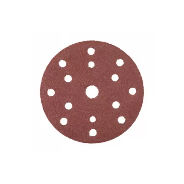 HÖGERT HT8D133 Csiszolótárcsa furatokkal fémhez/fához 150mm G100 5db