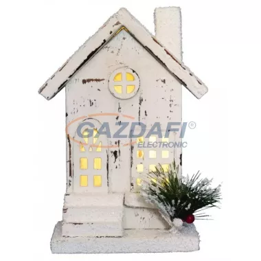 HOME 421316 Faház lépcsővel, 3 LED, fehér