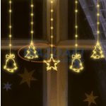   HOME KAF 10/WW Micro LED-es, figurás fényfüggöny, 10 figura, melegfehér LED