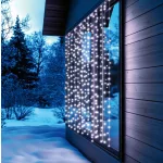   HOME KAF400DWH DOT LED-es fényfüggöny, 400 db hidegfehér DOT LED, 2x2m, 8 program, ismétlődő időzítés, hálózati tápellátás, kül- és beltéri kivitel