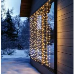   HOME KAF400DWW DOT LED-es fényfüggöny, 400 db melegfehér DOT LED, 2x2m, 8 program, ismétlődő időzítés, hálózati tápellátás, kül- és beltéri kivitel