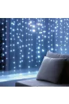 HOME KAF50DLEDWH DOT LED-es fényfüggöny, 50db hidegfehér DOT LED, 81cm, állófényű, adapteres tápellátás, beltéri kivitel