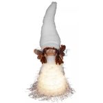   HOME KDC 27 Kerámia, plüss dekoráció, álló angyalka világító szoknyával