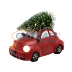   HOME KDCA 11 LED-es kerámia autó meleg fehéren világító fenyővel