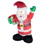   HOME KDP 120 M Felfújható Mikulás, plüss felülettel, 120 cm, LED világítással