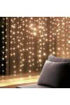 Home KIN210DWW DOT LED-es fényfüggöny, 210db melegfehér DOT LED, 1,5m hosszú, állófényű, adapteres tápellátás, beltéri kivitel