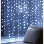   Home KIN294DWH DOT LED-es fényfüggöny, 294db hidegfehér DOT LED, 2m hosszú, állófényű, adapteres tápellátás, kül- és beltéri kivitel