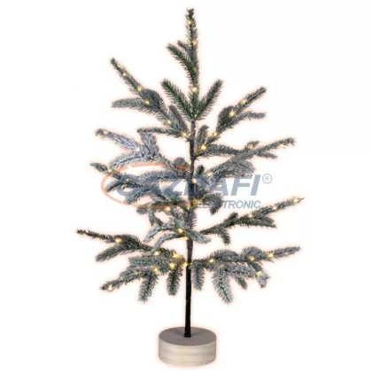   HOME KMF 80 LED-es asztali dísz, havas fenyő, 60 cm, 80 LED