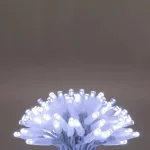   Home KSIW100WH sorolható fényfüzér, 10 méter , 100db hidegfehér LED, fehér vezeték, kül- és beltéri kivitel
