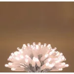   Home KSIW100WW sorolható fényfüzér, 10 méter , 100db melegfehér LED, fehér vezeték, kül- és beltéri kivitel