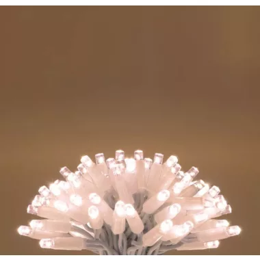 Home KSIW100WW sorolható fényfüzér, 10 méter , 100db melegfehér LED, fehér vezeték, kül- és beltéri kivitel Home KSIW100WW sorolható fényfüzér, 10 méter , 100db melegfehér LED, fehér vezeték, kül- és beltéri kivitel