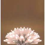   Home KSIW200WW sorolható fényfüzér, 20 méter , 200db melegfehér LED, fehér vezeték, kül- és beltéri kivitel