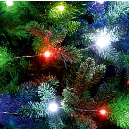   Home ML26M micro LED fényfüzér, beltéri kivitel, 20 db színes micro LED, 1,9 m füzérhossz, elemes