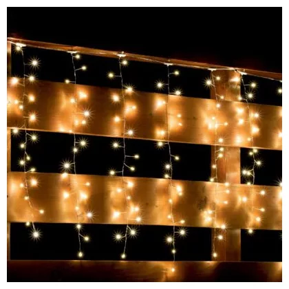   HOME MLF 300/WW Micro LED-es cluster fényfüggöny, 3m, melegfehér, IP44, 8 promgramos